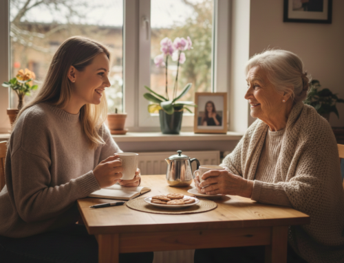 Wir trinken auch mal einen Kaffee mit Ihnen – regelmäßige Besuche vor Ort