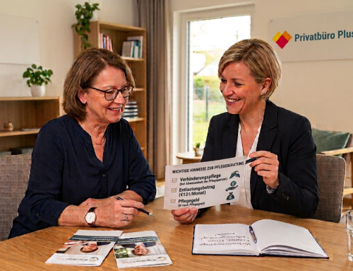 Hinweise auf Pflegeberatung (Verhinderungspflege, Entlastungsbetrag, Pflegegeld)